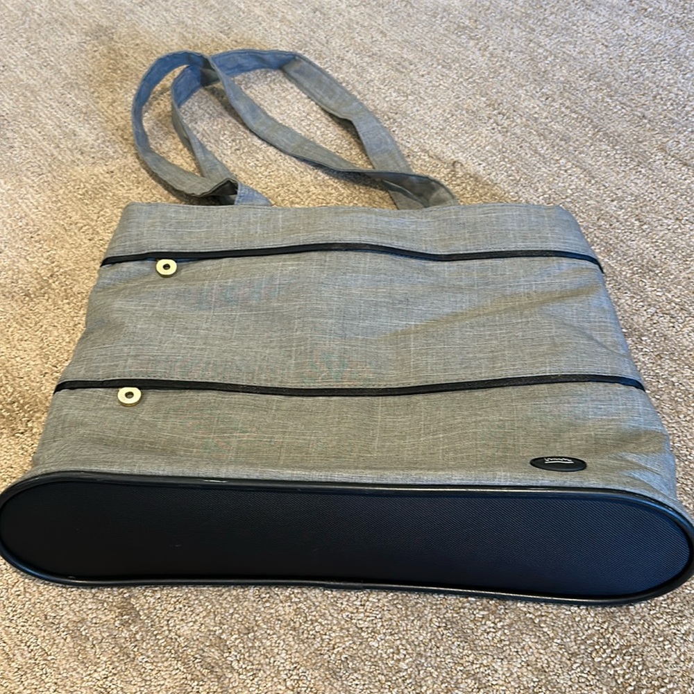 Michael graves gray laptop bag